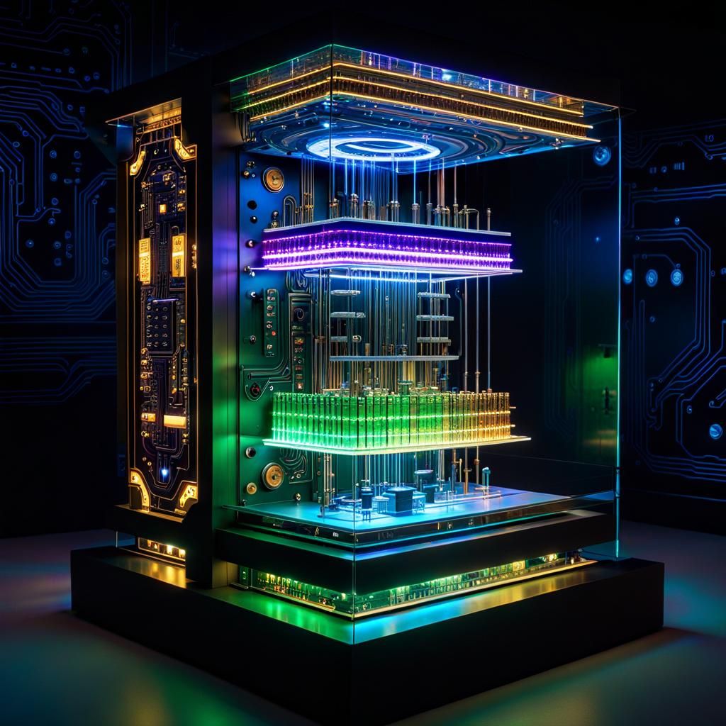 Illuminated Electrical Circuits on Layered Glass