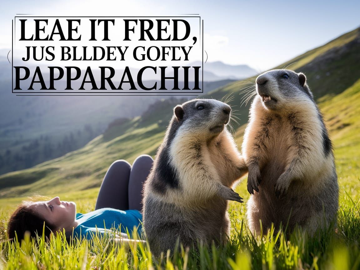 Marmots Confront Photographer in Grassy Hills - National Geo...
