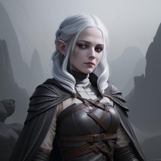 Changeling Rogue in Detailed Matte Painting Style