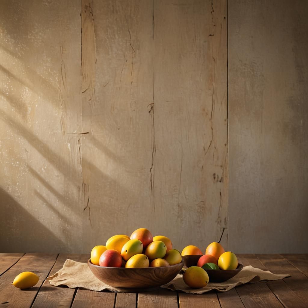 Mango Still Life: Vibrant Fruit Photography