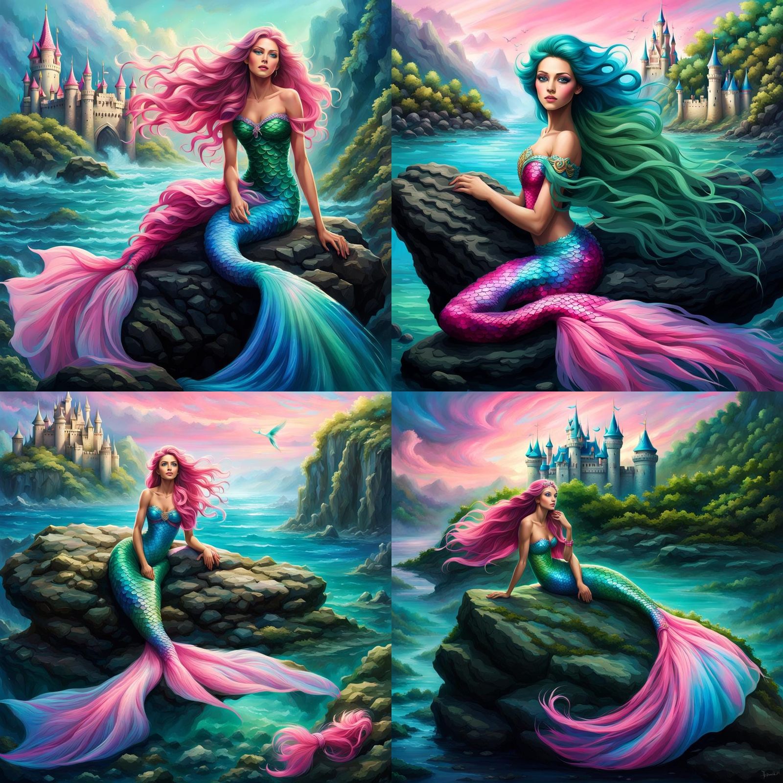 Enchanting Mermaid Longs for Royal Castle