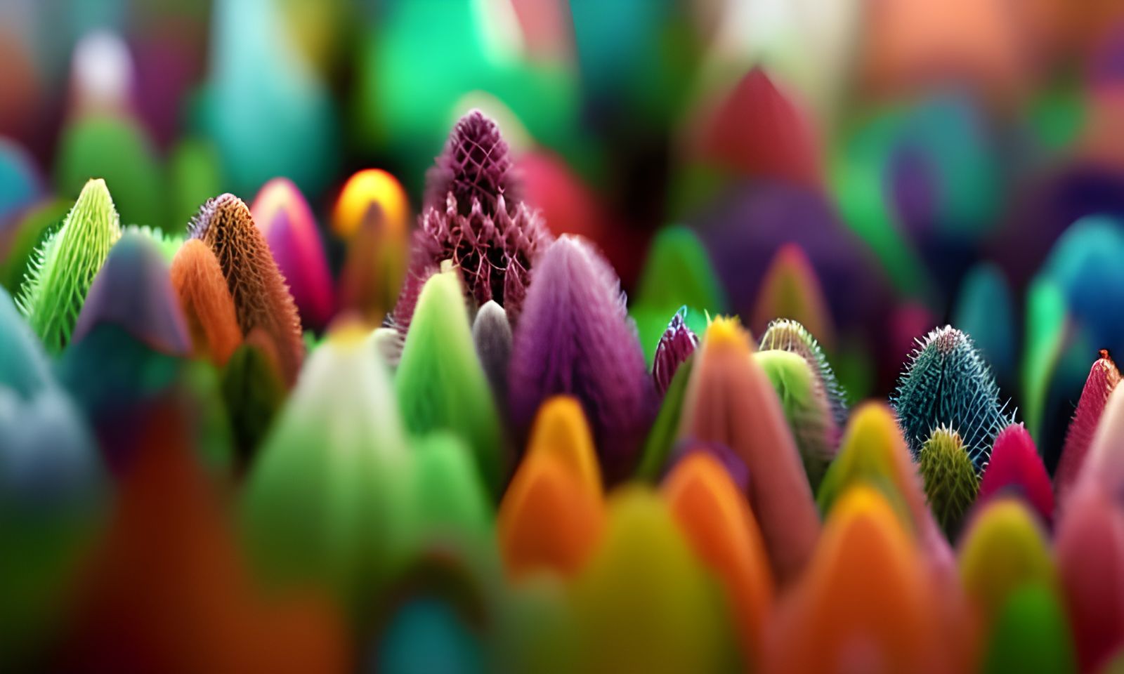 Colorful Explosion with Intricate Details