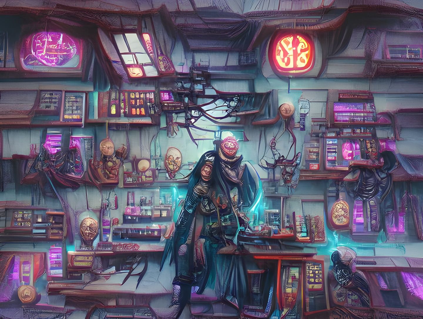 The Cyber Sorcerer offers you a trade.  Do you accept?