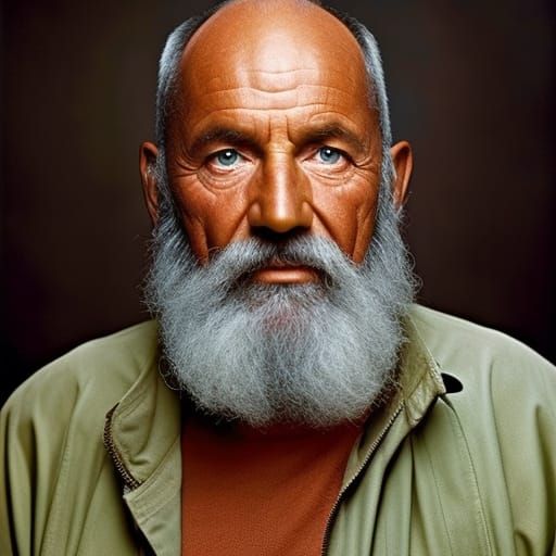 Striking Druid Portrait with Studio Lighting