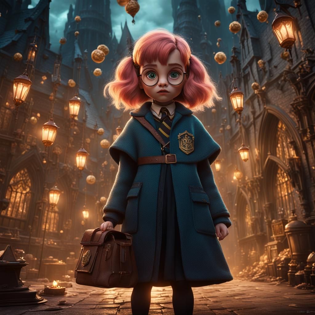 Detailed Matte Painting of a Pretty Girl