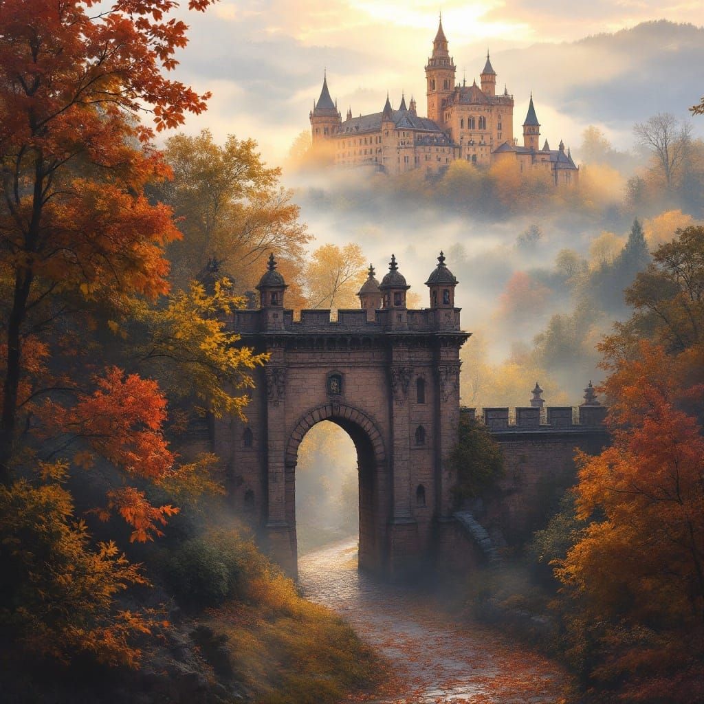 Heidelberg City Gate at Golden Hour