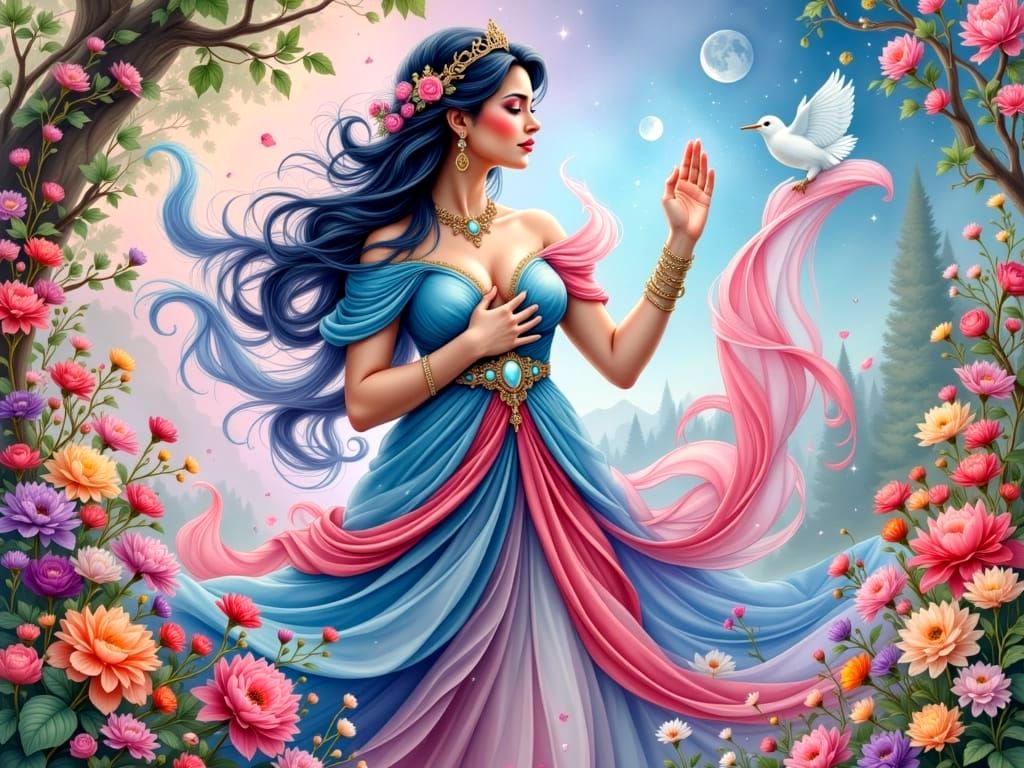 The voice of the bird