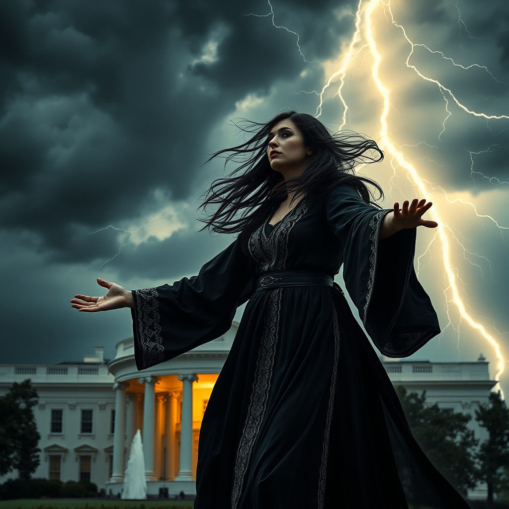 Pagan Priestess Summons Lightning Over the White House