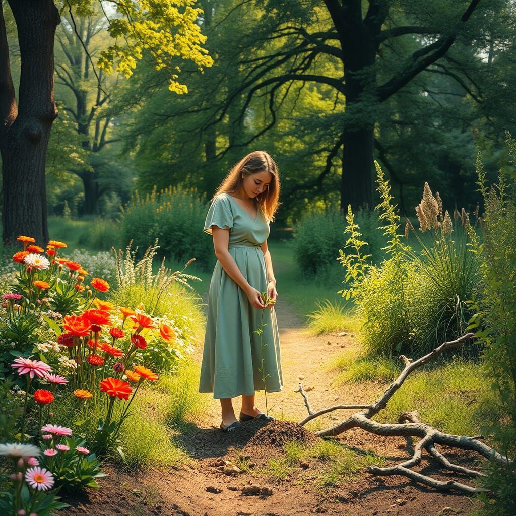 Hope and Renewal in a Lush Garden