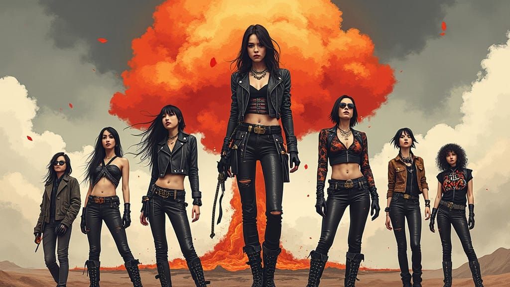 Rebellious Rockers Erupt in Cosmic Chaos