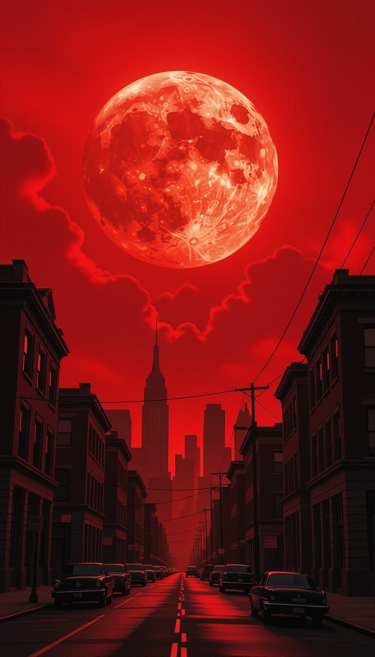 Doomsday Earth: Red Sky in Cinematic Style