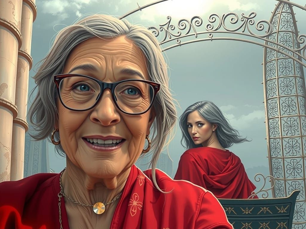 Ethereal Metaphysical Angel in Whimsical Hyperrealism