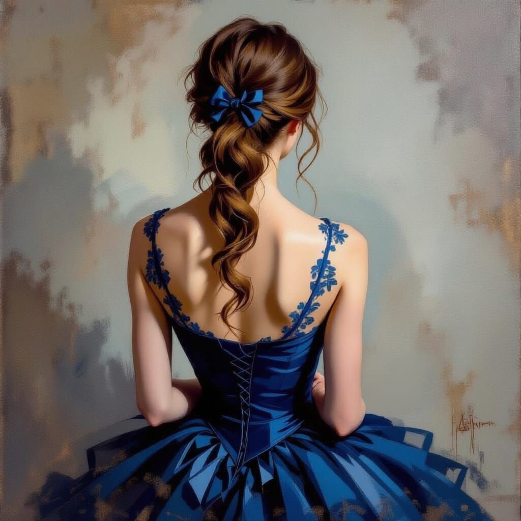 Close-Up View of Delicate Lace Straps