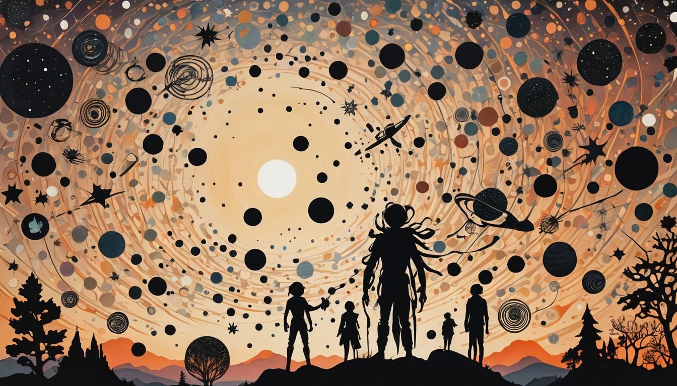 Abstract Celestial Composition: Random Objects in Space