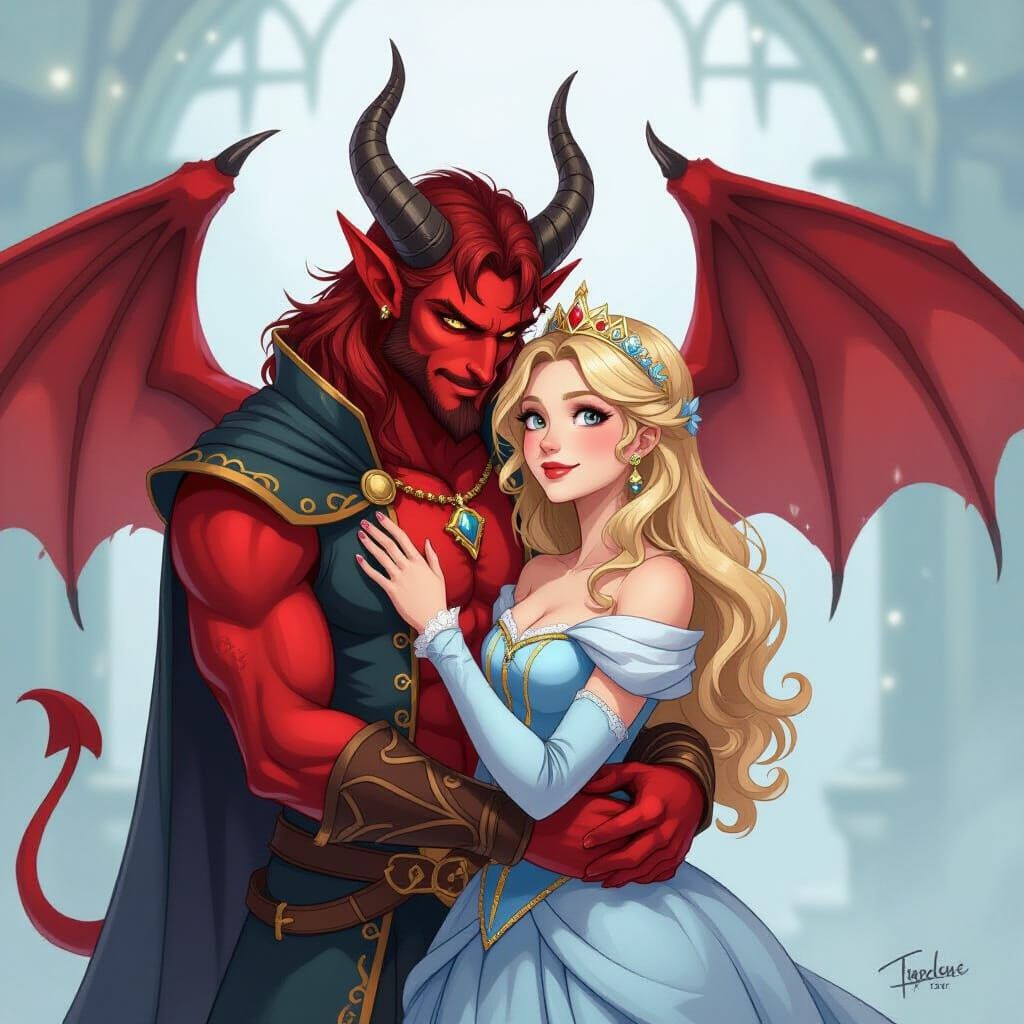 Demon's Love: A Princess in a Demon's Arms