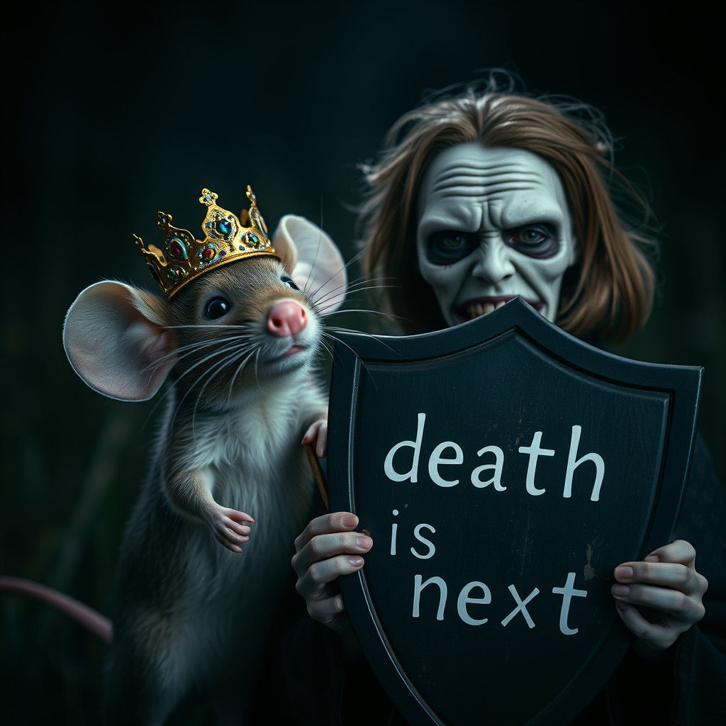 Mouse King and Grim Lady Shield Bearer