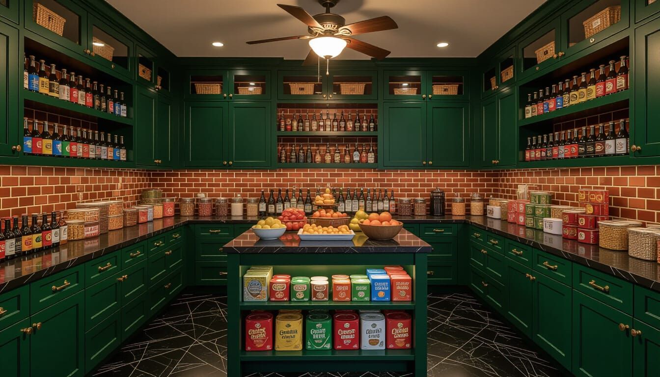 Victorian Storage Room with Diverse Goods