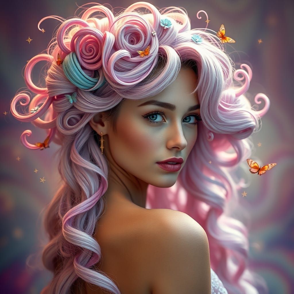 Fairytale hairstyle