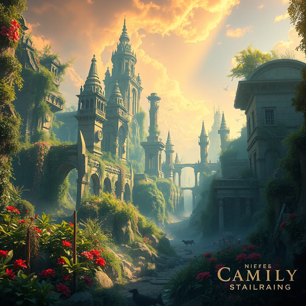 Nature Reclaims Civilization in a High-Fantasy Landscape