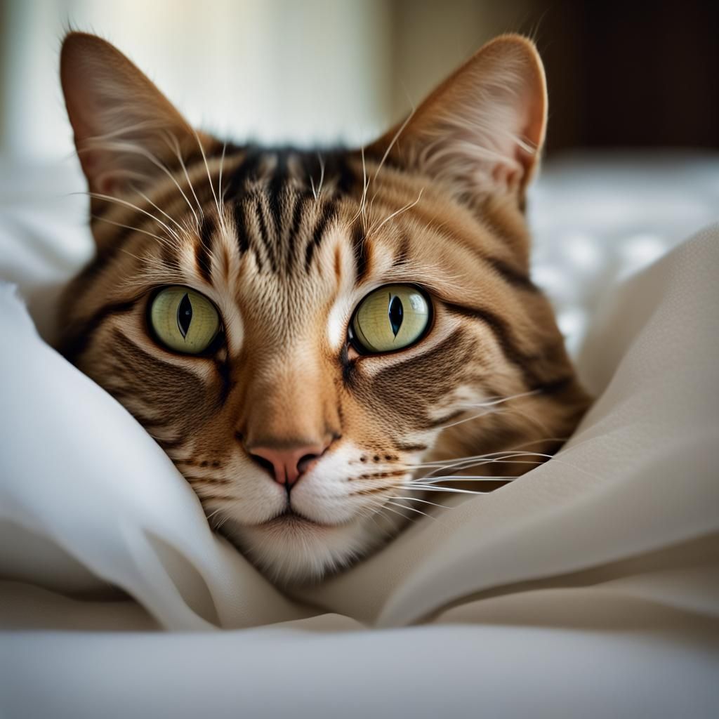 Cat Portrait in Professional Photography Style