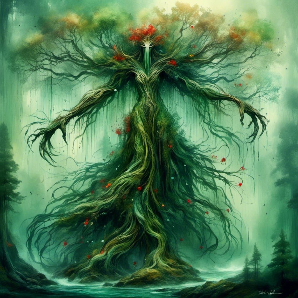 Enchanted Forest Fairy with Delicate Wings