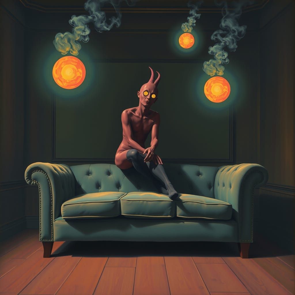 Surreal Precisionist Masterpiece of My Vormets in Ultramarin...