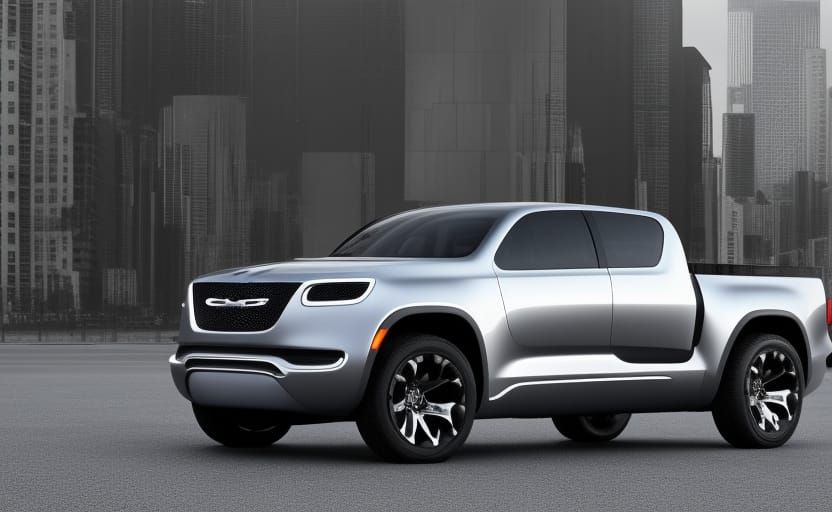 Chrysler Grus Electric Pickup Truck: Cyberpunk Concept
