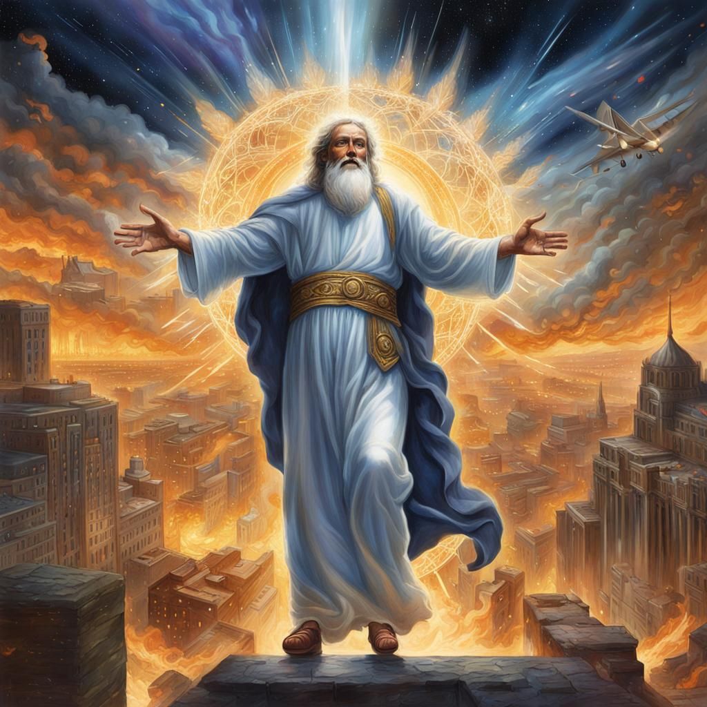 Burning Coals Among the Cherubim: Astral Illustration