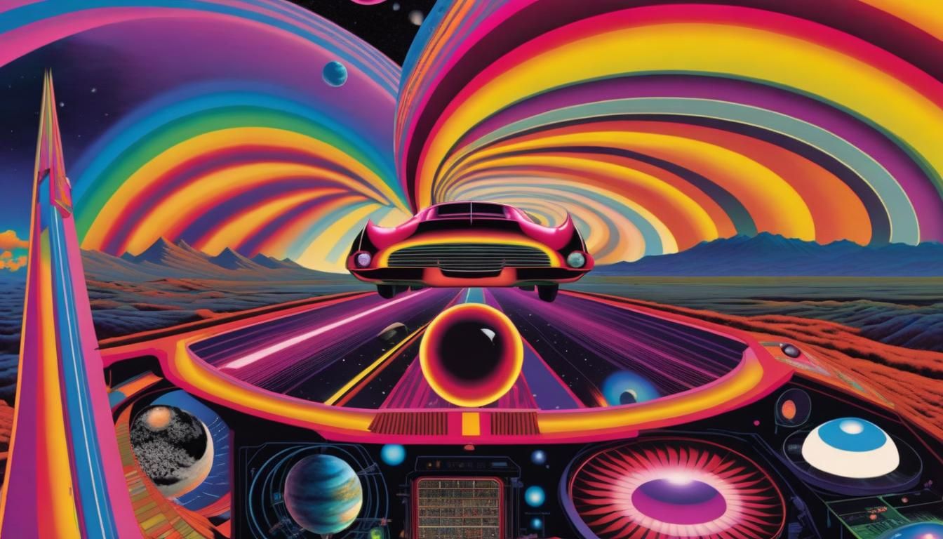 Surreal Interstellar Tribute in Visionary Style