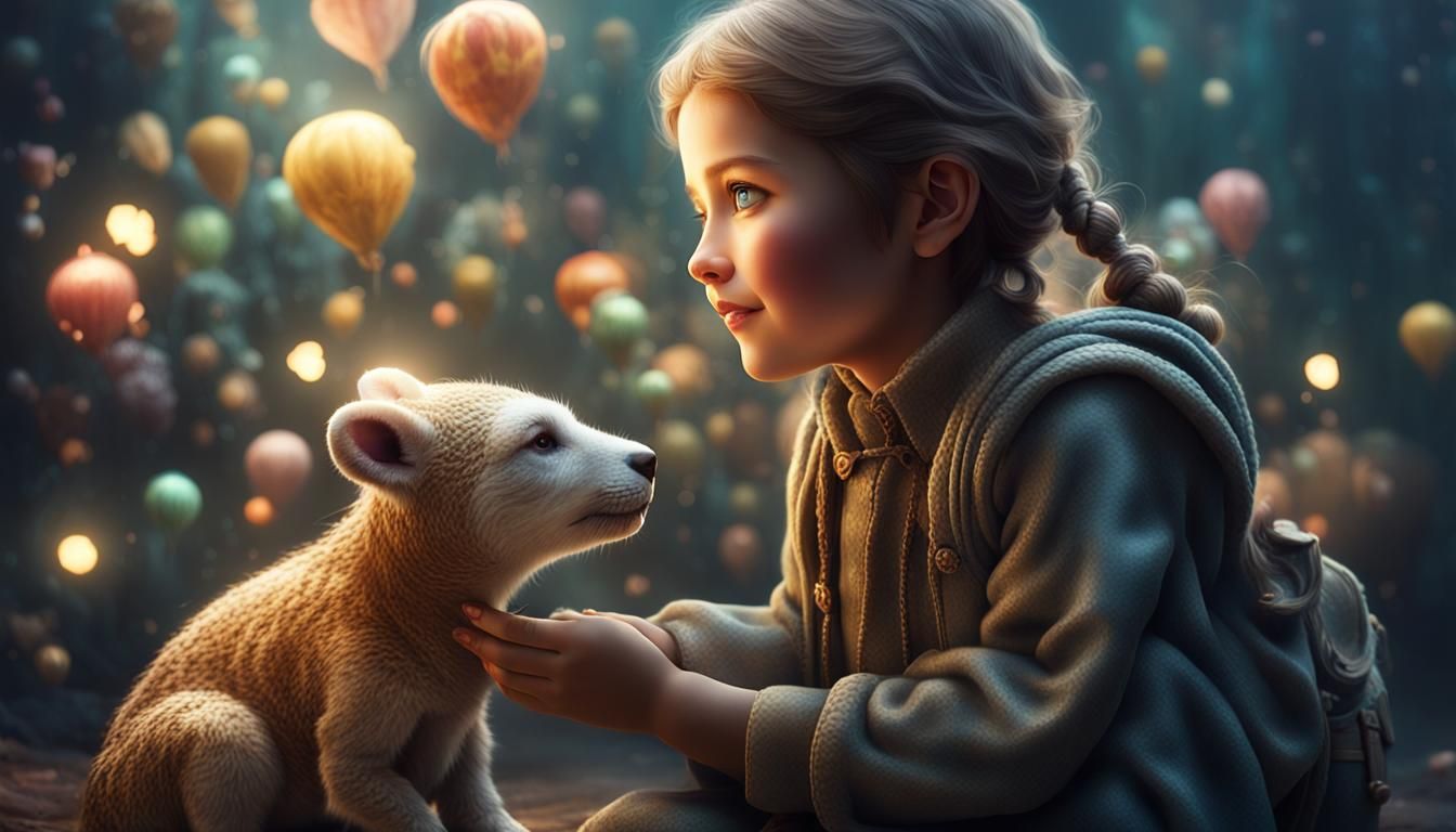 The fantasy for a blind girl