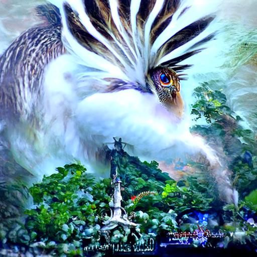 Philippine Eagle Rising: Ethereal Fantasy Art
