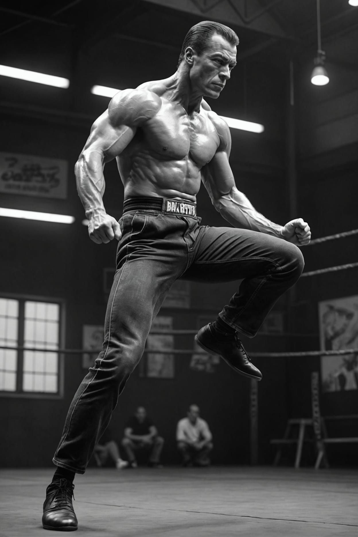 He is... Jean... Claude... Van... Damme!