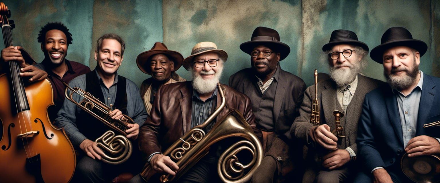 Klezmer Meets Blues in Chicago: Hyperrealistic Rendition