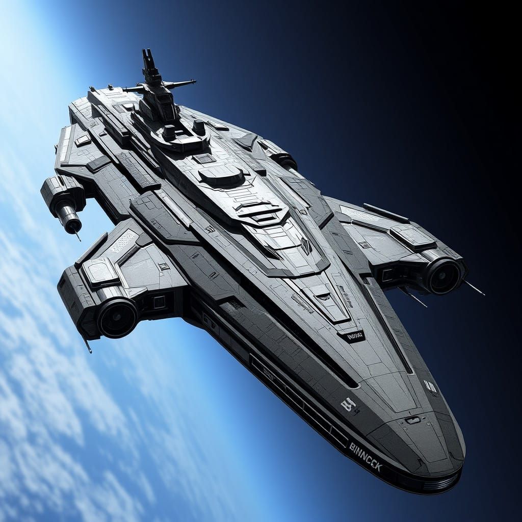 Sleek Hammerhead-Interdictor Cruiser, Bindo's Legacy, in Ind...