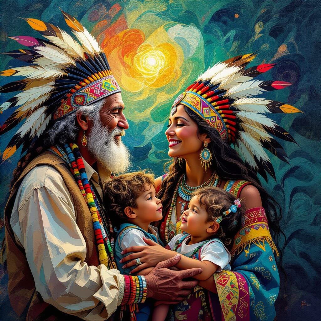 Diverse Family and Animals in Cosmic Ecosystem