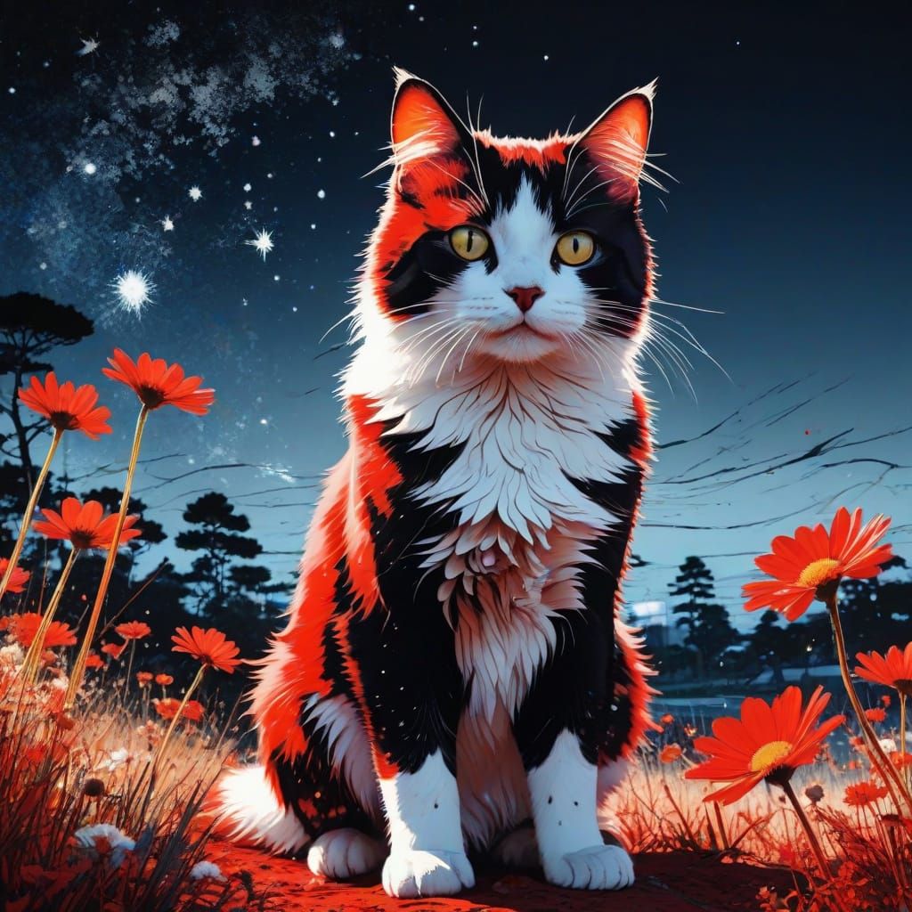 By Hokusai and Yoji Shinkawa:: Double exposure, dual exposur...