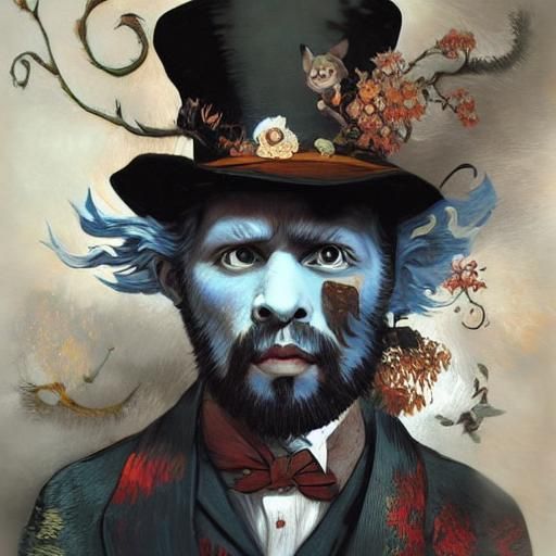 Mythological Fantasy Dream in Vintage Storybook Style