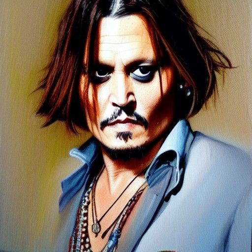 Detailed Oil Portrait in the Style of Gurney