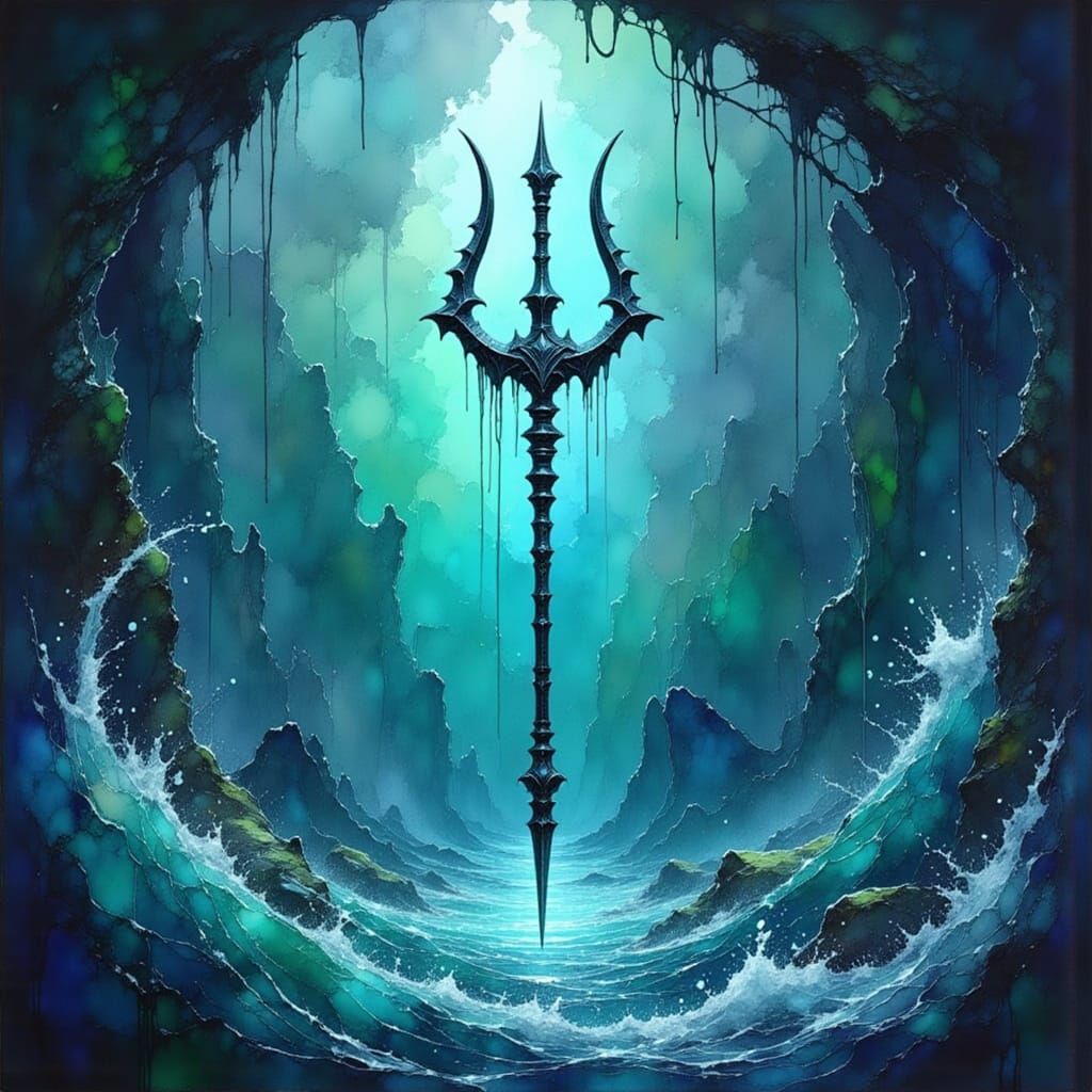 Enchanted Trident in Roiling Tide Pool