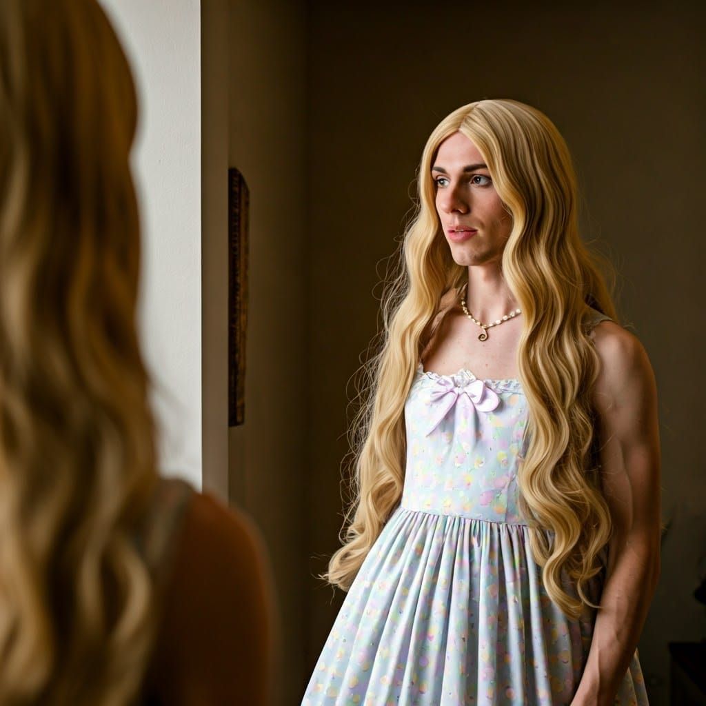 Young Man Reflects on Identity in Whimsical Easter-Inspired....