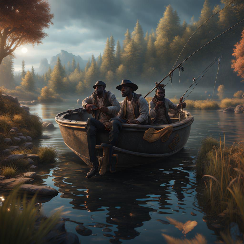 Black Rob, DMX, Pop Smoke Go Fishing