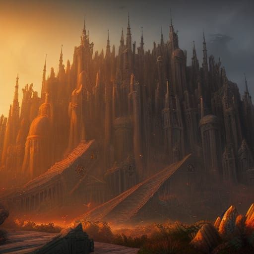 Detailed Matte Painting of Tomb of the Boom 1 2 3