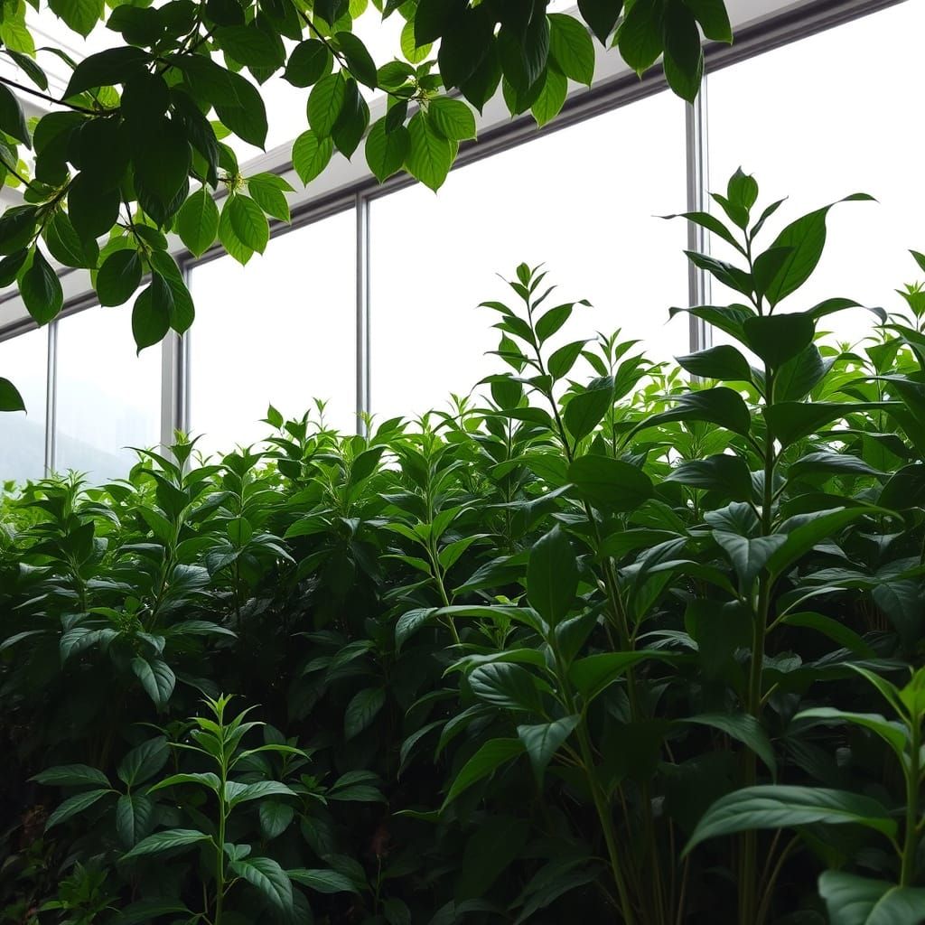 Lush Green Field: An AI-Generated Image