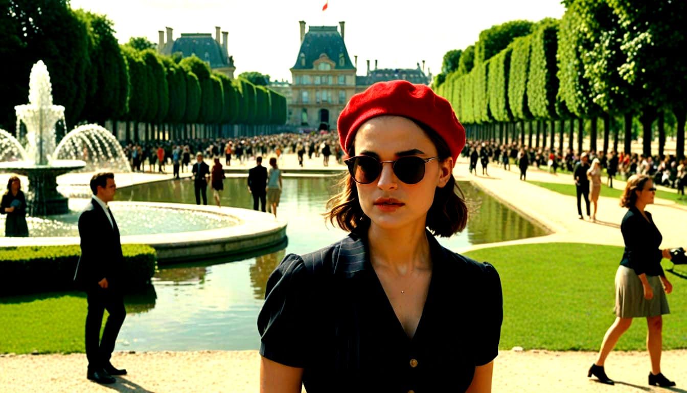 Natalie Portman in Cinematic Parisian Chic