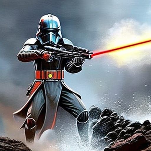 Hyperrealistic Star Wars Character Concept Art