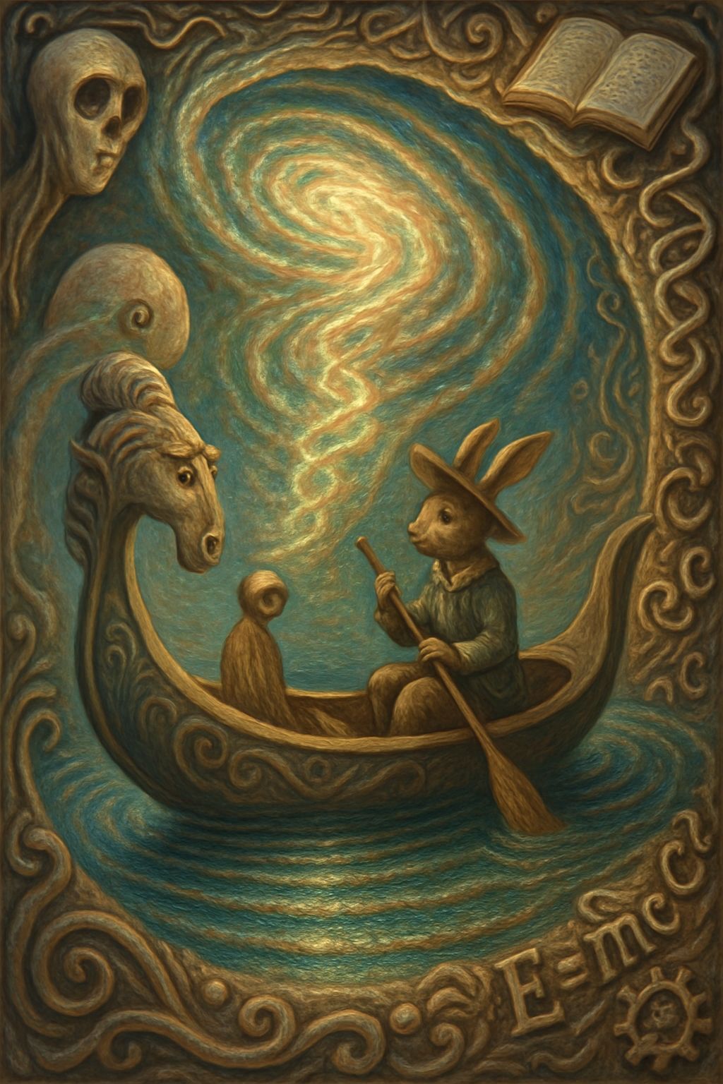 We're Not in a Gondola - 3D Sculptural Collage