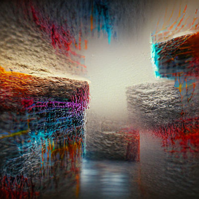 Interconnected Souls: Abstract Emotional Artwork