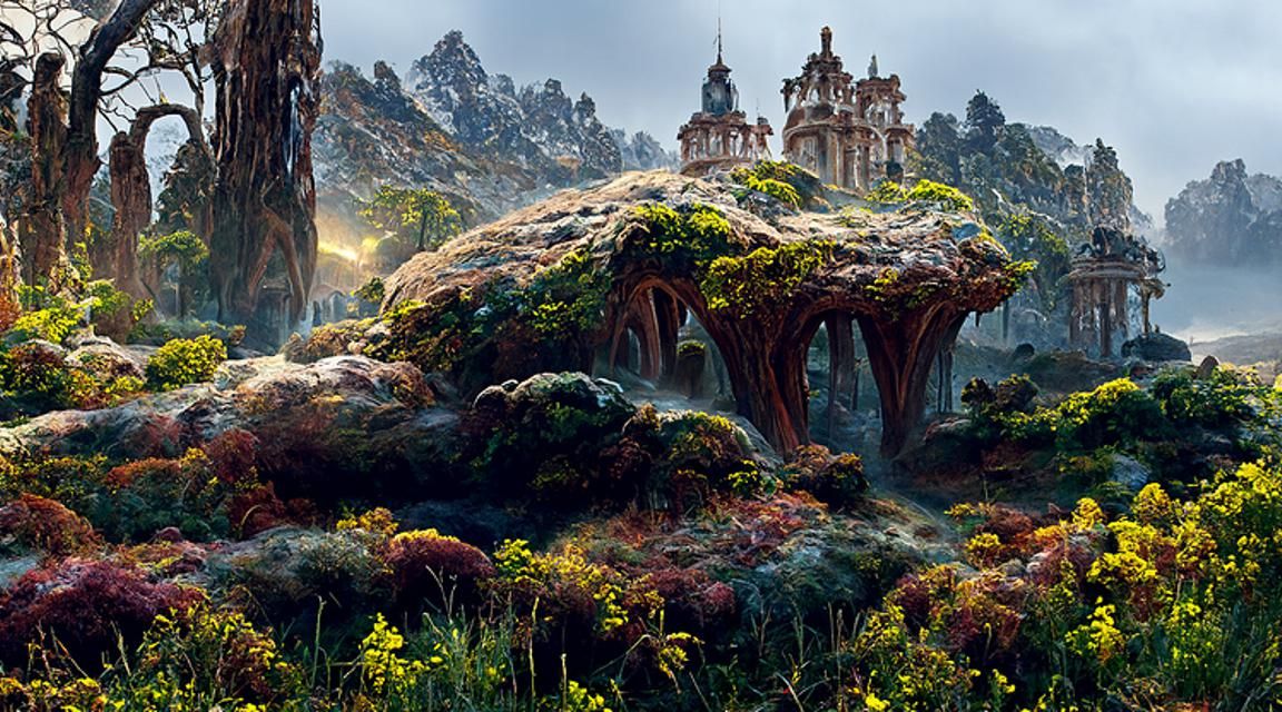 Enchanted Fairy Realm Landscape in 8K