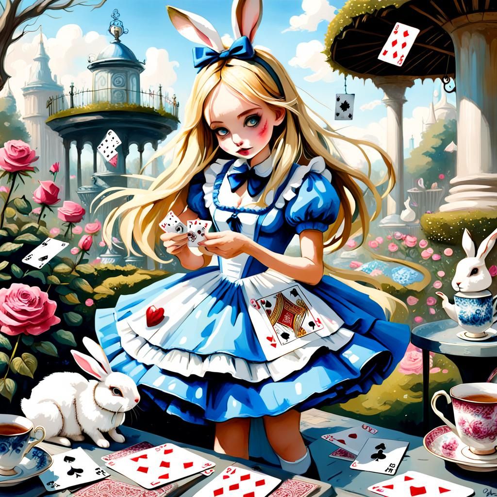 Alice & the White Rabbit