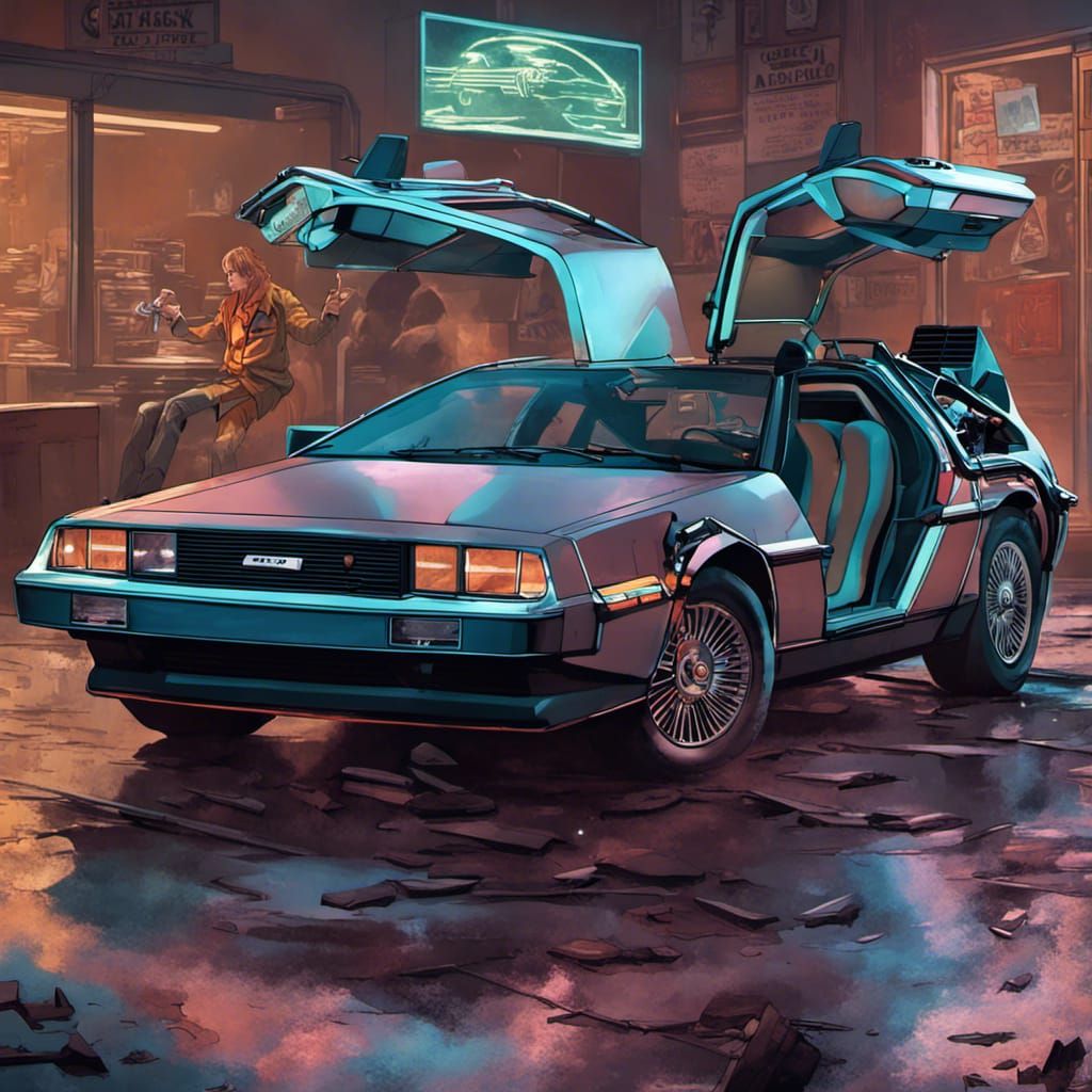 Back to the Future Breakfast Club: Dark Fantasy Art